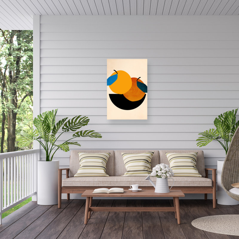 Rouleau bolologien sur deux impressions sur toile, H 47 po x l 30 po