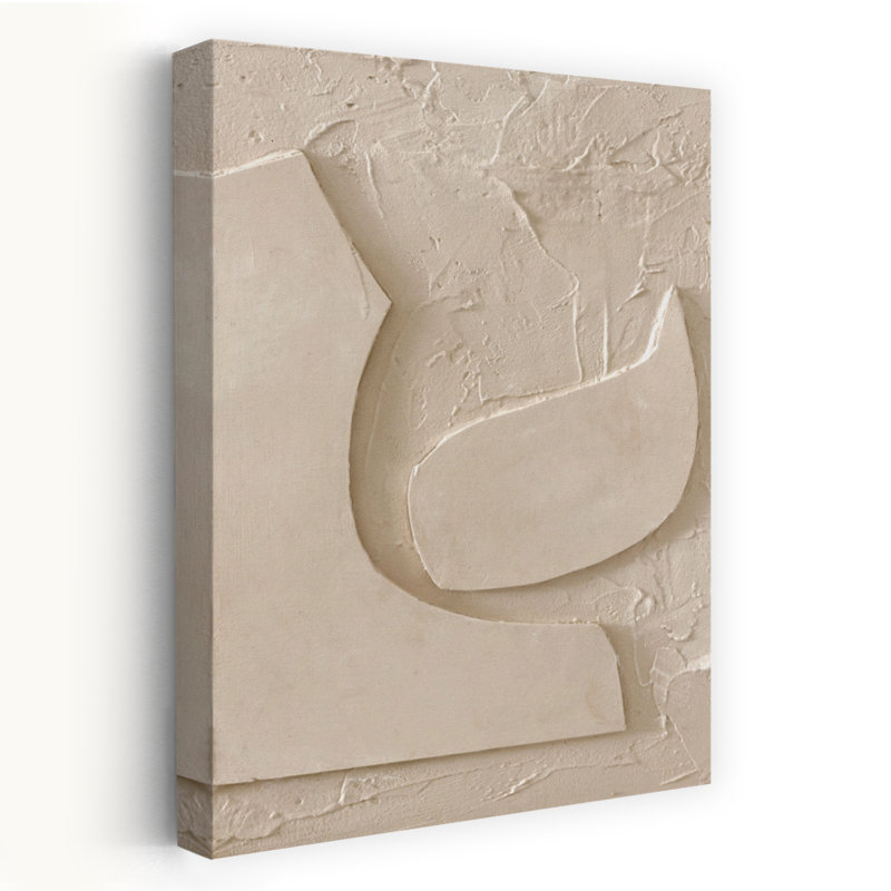The Simple 2 Minimalist Abstract Art, 24" H x 16" W