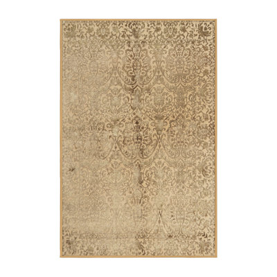 Tapis gris/zone noire contemporaine