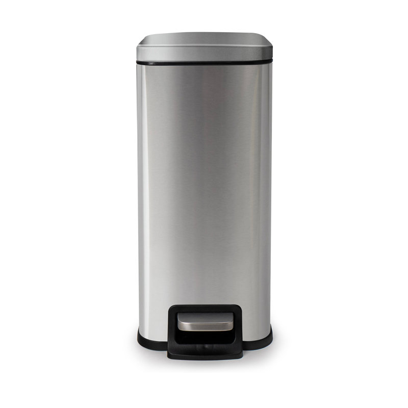 Panier à déchets en acier inoxydable (1,3 gallon), Argent argent