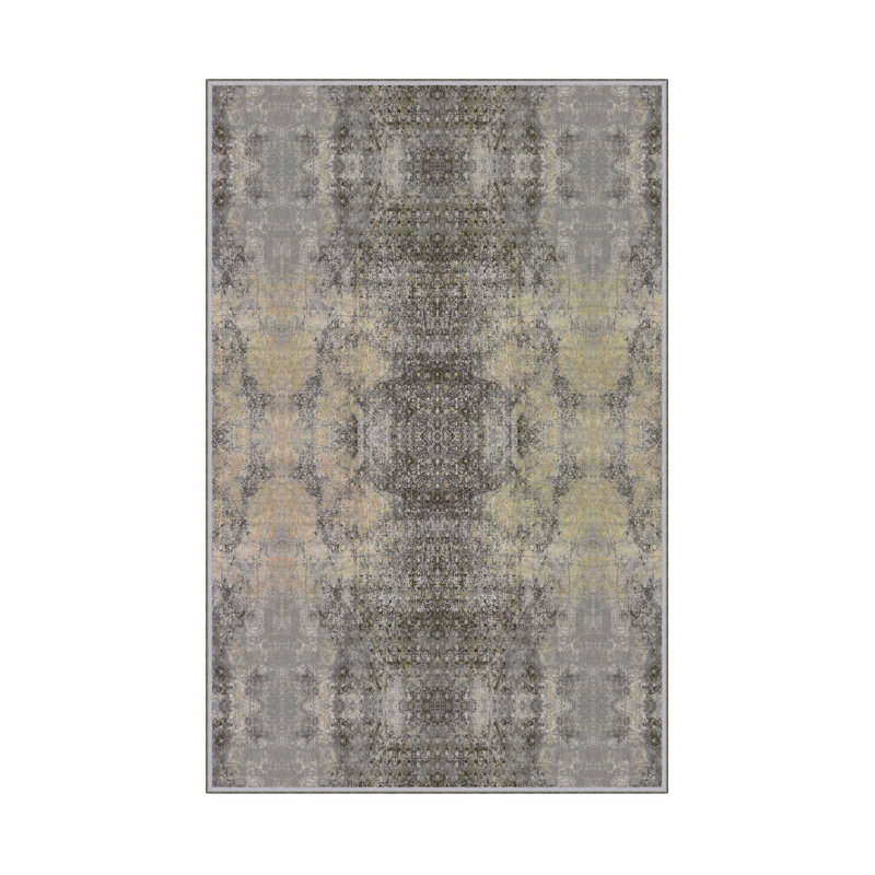 Premium Hall Carpet (3.3 x 6.6 ft), 100% Polyester, 0.4 in Pile Height | Antibacterial, Non-Slip PVC Dot Underside | Machine Washable, 3D Digital Printing | Ideal for Living Room, Bedroom, and Entryway Decor