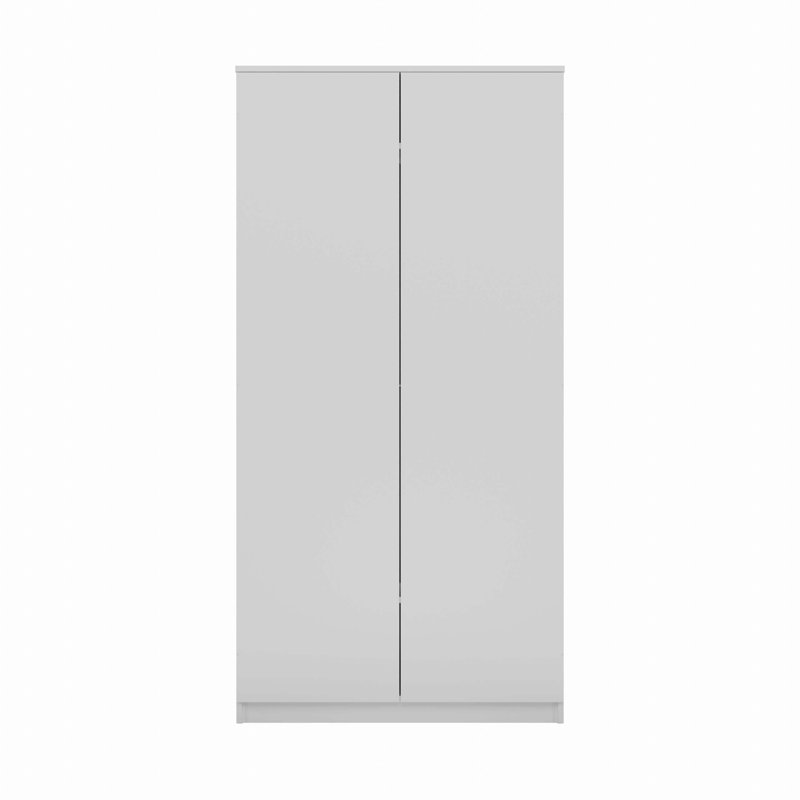 2 Door Wardrobe, White