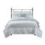 Courtepointe Shaersbyer Shabby Chic avec coussin décoratif - Literie pleine de charme et luxueuse-125560801