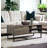 Homare Rustic Oak & Black Finish Coffee Table
