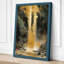 Waterfall in Shadow Landscape - Wrapped Canvas-187848845-187848835