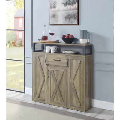 3 Door Rustic Cabinet