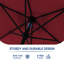 3M Large Square Paraso with UV, Garden Sun Shade Canopy Patio Outdoor Umbrella-348215666