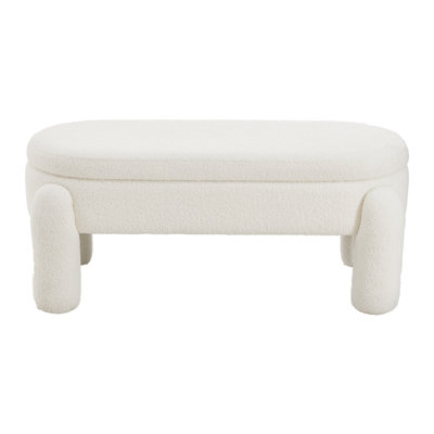Teddy Novelty Solid Colour Storage Footstool Ottoman