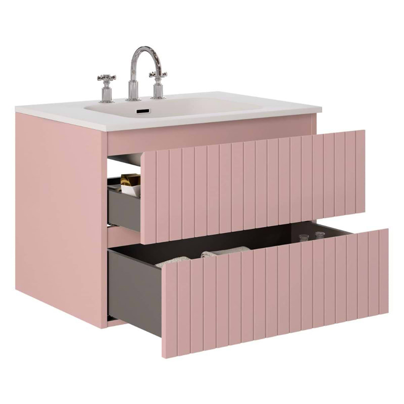 Prima Single Vanity, 30", Rose Pink