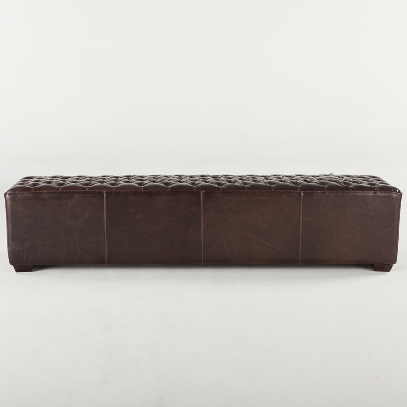 Arabella Upholstered Bench, Tobacco