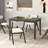 48'' Wooden Dining Table for 4 People w/ Rubber Wood Legs Rectangular Table White-941647972