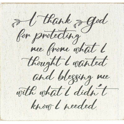 BunitaI Thank God for Plateop Plaque