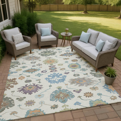 Tapis traditionnel lavable à la machine intérieur / extérieur ACN2532