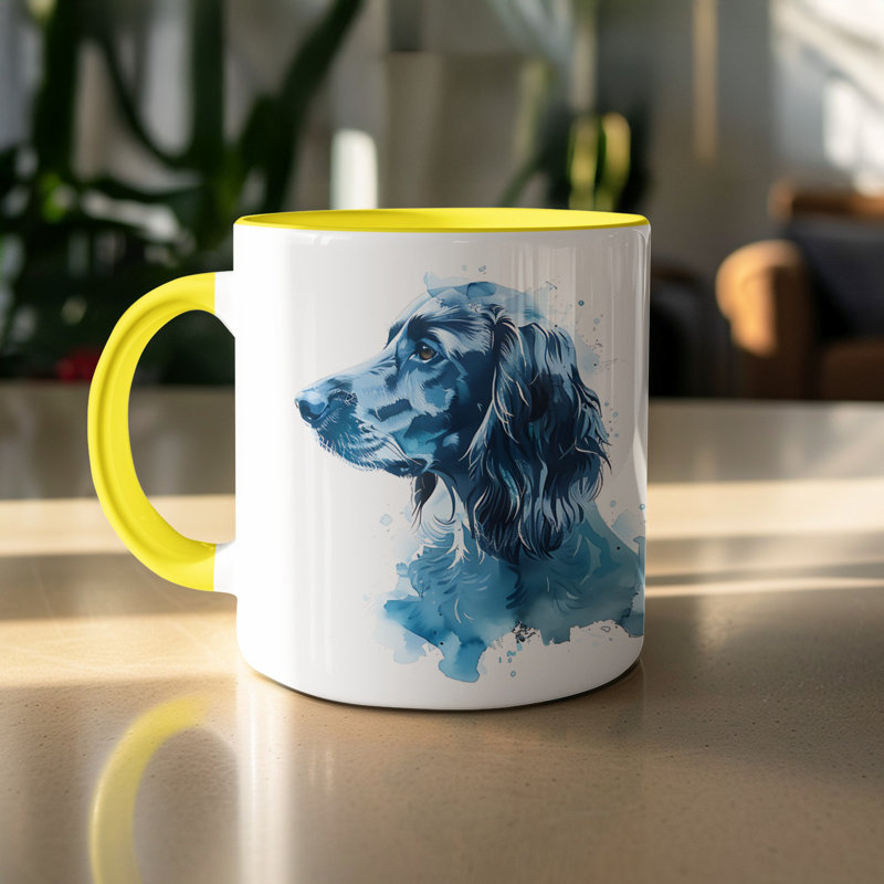 Mug, 2, Yellow