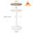 Jaina 15.2" W Solid Wood Swivel Adjustable Height Bar Stool-731064506-731064501