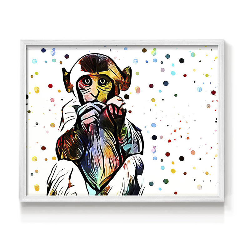 Motley Crew en couleur - impression encadrée - réversible, H 8 po x l 10 po, Blanc