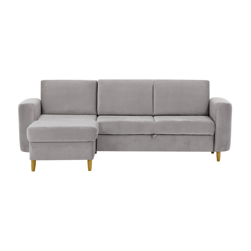 Chaim 4 Seater Sofa Bed, Light Grey