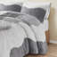 Ensemble d'édredon en fausse fourrure ombrée Ombre-122524863-122524862