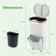 Plastic Waste Bin-130374427