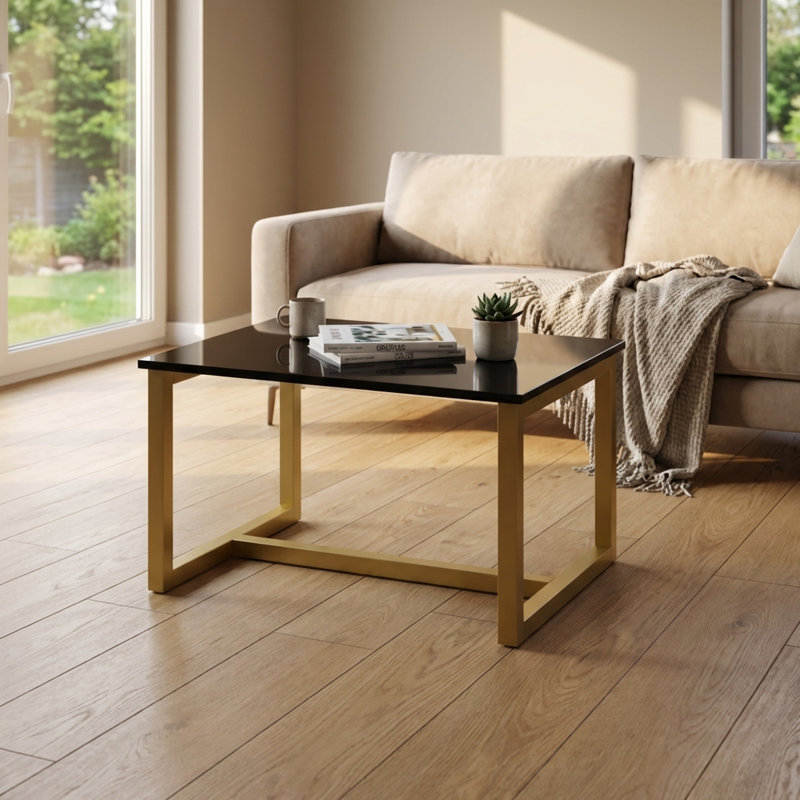 Table basse 31,5 po Duza, Noir