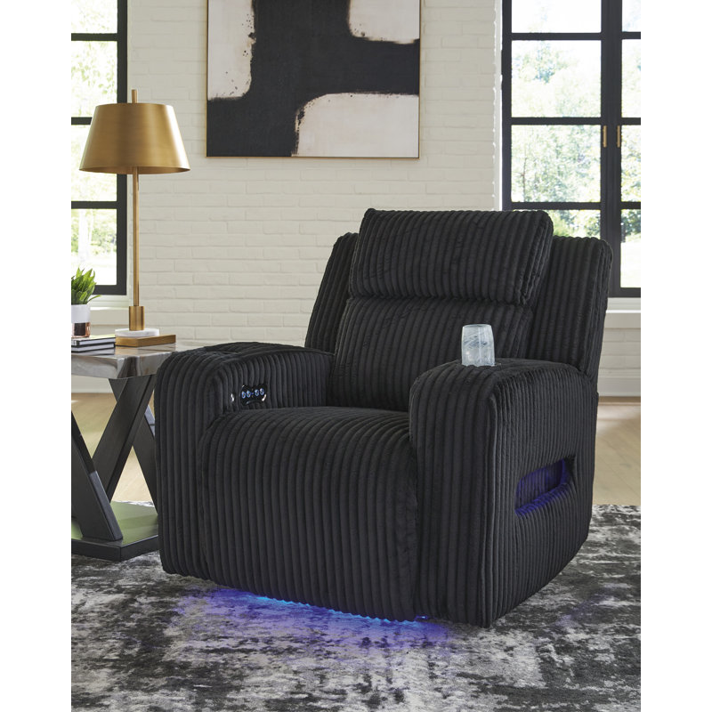 Fauteuil inclinable électrique Odhren, Noir