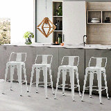 Addis Counter Stool with Metal Frame