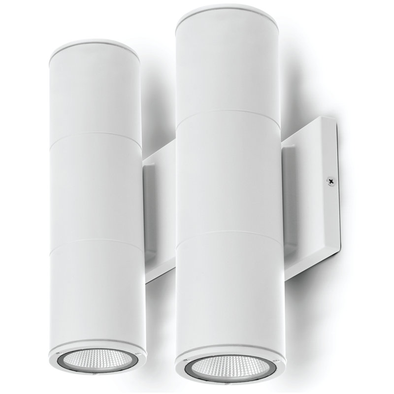 Chazz Aluminum LED Wall Light, White
