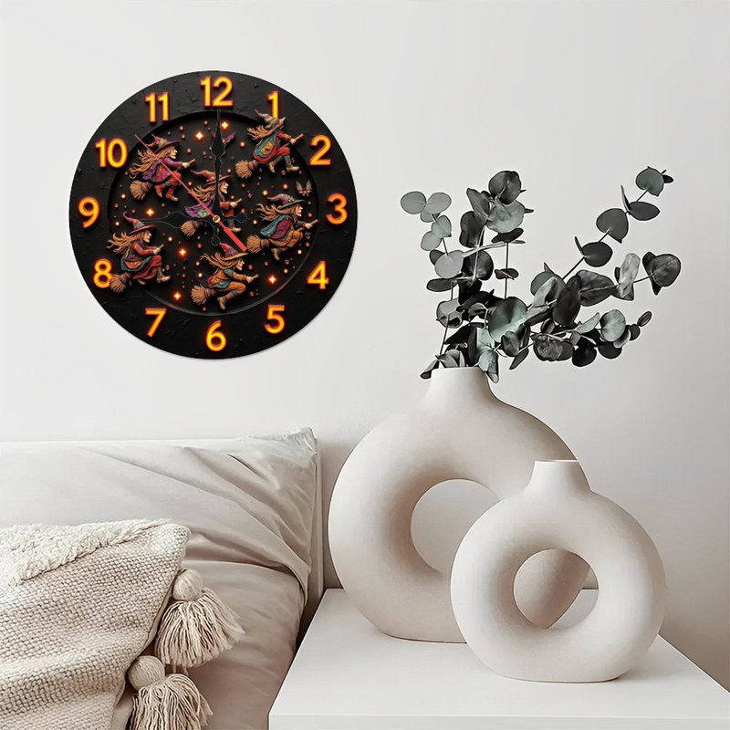 Horloge volante de sorcières