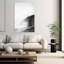 Vague BW, art mural abstrait contemporain-129140097
