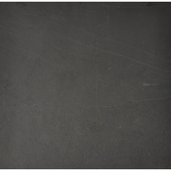 Black Bliss 16" x 16" Slate Concrete Look Wall & Floor Tile