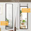 Wood Flat Wall Mirror-1239284807