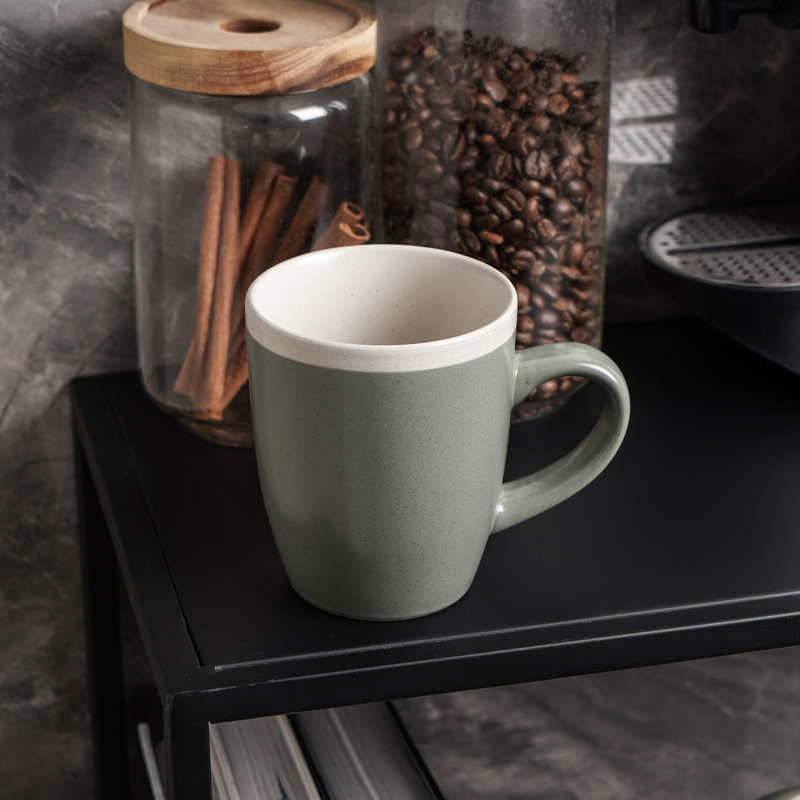 Ensemble de tasses en grès Stone Lain Serenity, Vert
