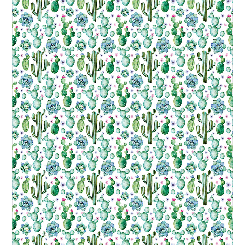 Eclectic Polyester Floral Duvet Cover, King