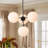 Karlisa 4-Light Modern Sputnik Sphere Glass Bubble Chandelier-1552878805-1603497331