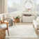 Foundry Select Versatile Diamond Ivory/White Indoor/Outdoor Area Rug