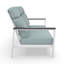 Causeuse d'extérieur en métal avec coussin Sunbrella Townsend-116257302-116257301