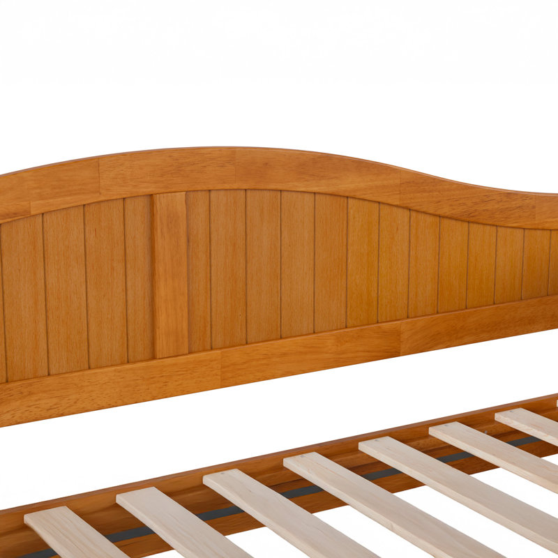 Nantucket Solid Wood Twin Daybed, Light Toffee