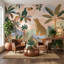 Papier peint léopard tropical-686203119-686203114