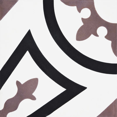 Ozod 8" x 8" Cement Patterned Wall & Floor Tile