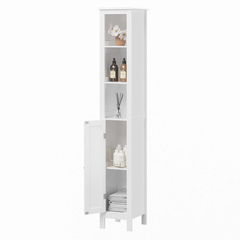 Armoire de rangement de 66,92 po de hauteur avec tablettes réglables