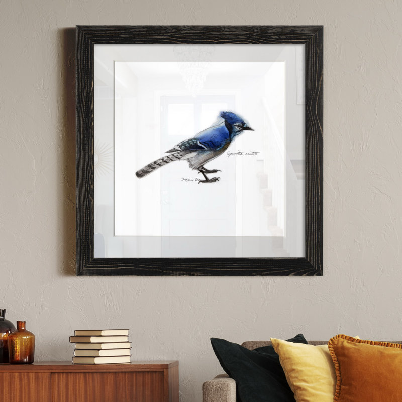 Mixed signaux II-reproduction d’art sur papier encadrée, H 21 po x l 21 po x P 1 po, Cadre noir