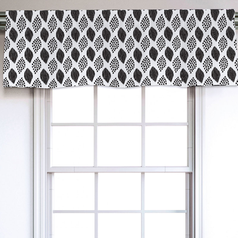 Sateen Ruffled Window Valance