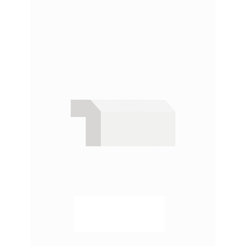 96'' L Tile Trim, Blanc