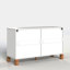 Commode double 6 tiroirs en bois robuste-1367436732