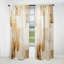 «Dant» beige et doré Dream Collage I - rideau en velours moderne - obscurcissant - 1 panneau-1057935329