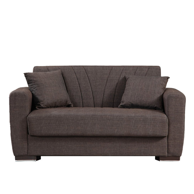 Causeuse New York, Marron foncé