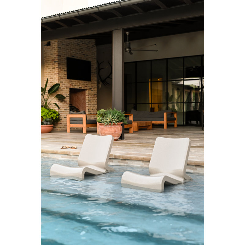Line Outdoor Lounge Chair, Sandstone