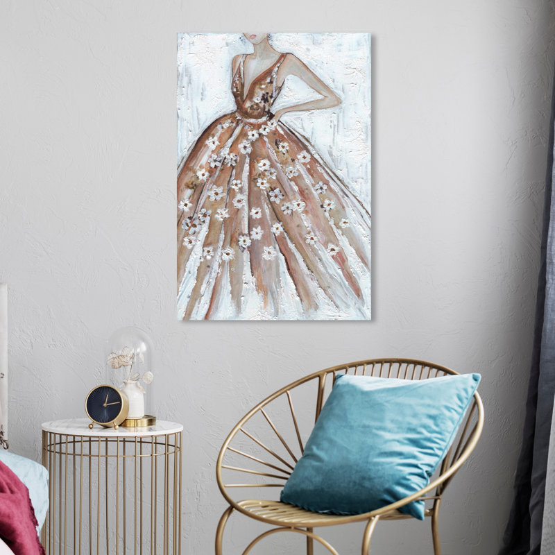 «Horald Elegant Mystery On Canvas» par Wynwood Studio, reproduction, H 24 po x l 20 po x P 0,8 po