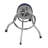 Commercial Grade Chrome Swivel Bar Stool with Vibrant Team Colors  -113702912