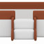 Upholstered Daybed Frame With Fence And Stairs-219104720